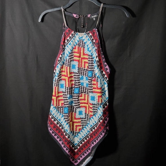XOXO Scarf Halter Top - Picture 1 of 5
